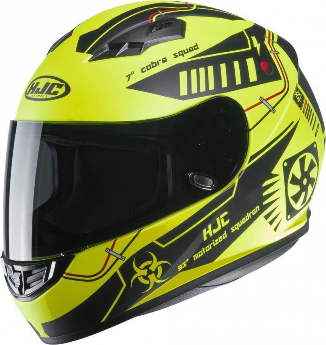 HJC CS-15 Tarex Motorhelm geel