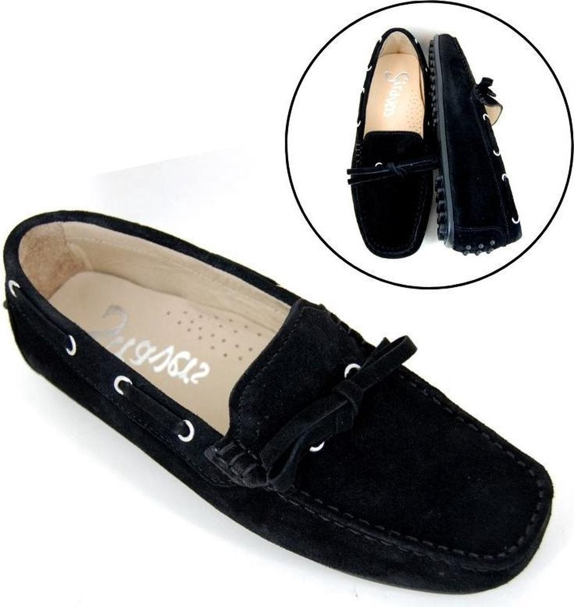 Stravers - Originele Mocassins Maat 44 Dames Grote Maten Loafers