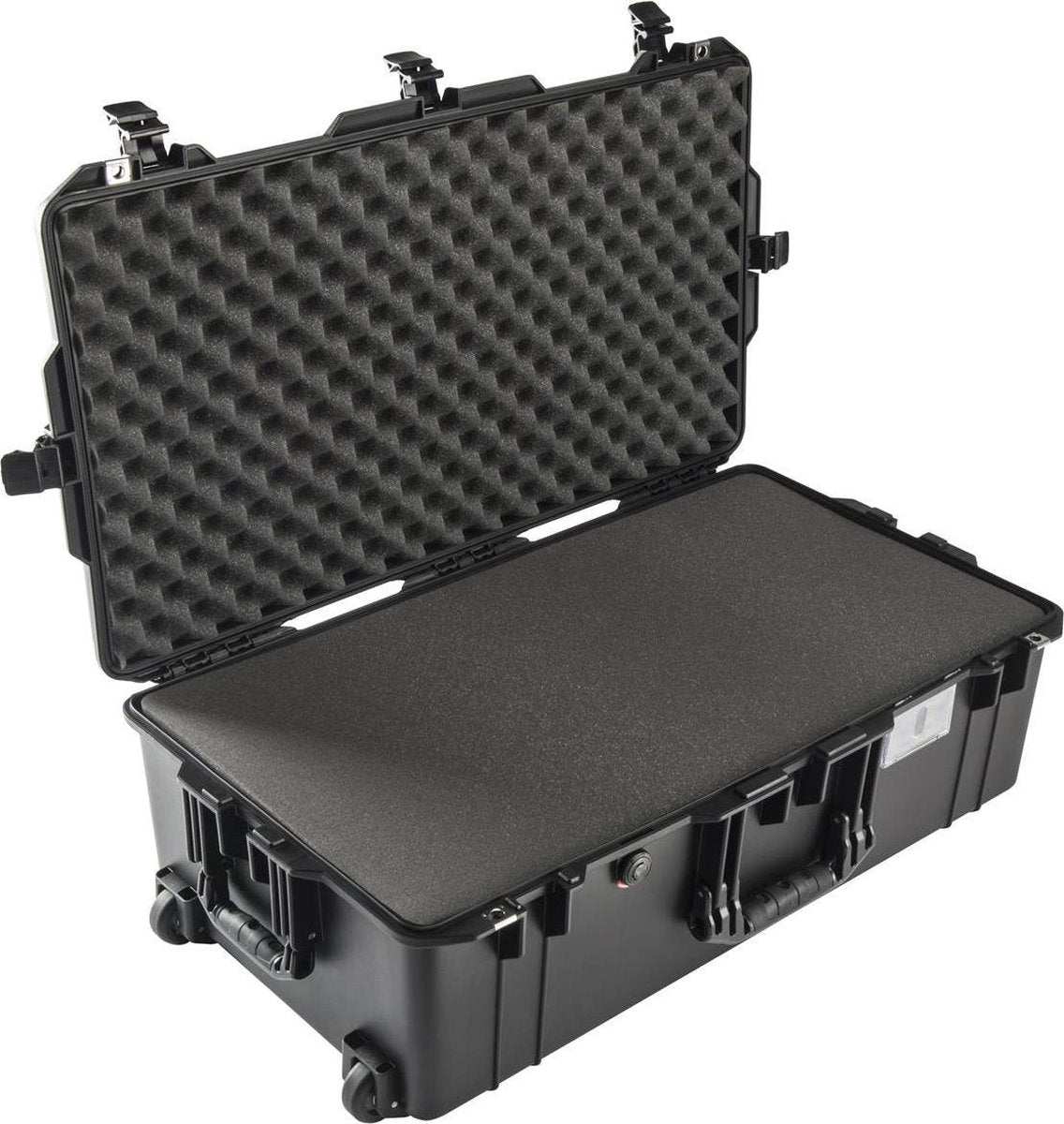 Peli 1615 Air Black lichtste waterdichte camera koffer met foam en wieltjes