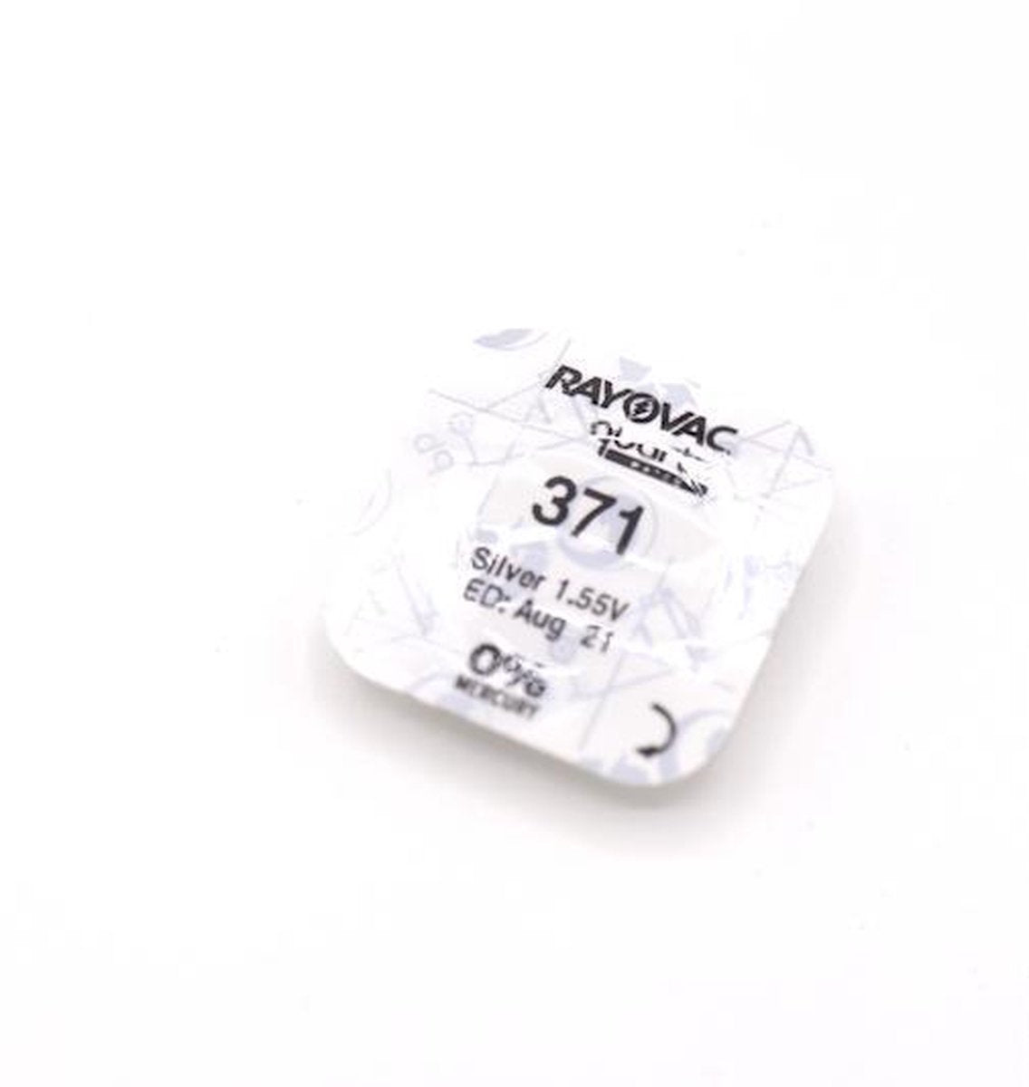 Rayovac Batterij 371 SR920SW 1 Stuck Made in Switzerland