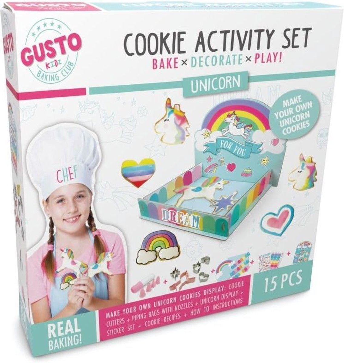 Gusto Cookie Set Eenhoorn