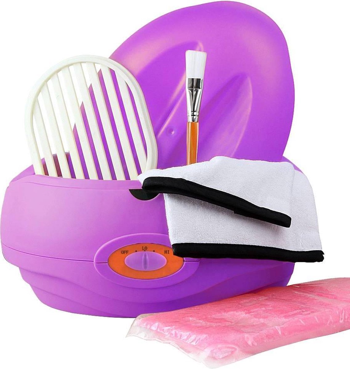 Mega Beauty Shop® Paraffinebad set standaard Paars