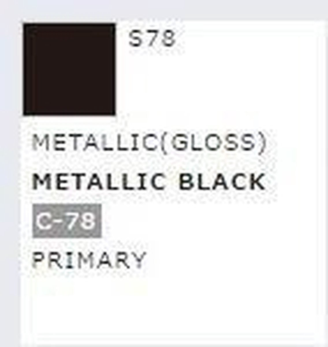 Mrhobby - Mr. Color Spray 100 Ml Metal Black (Mrh-s-078)