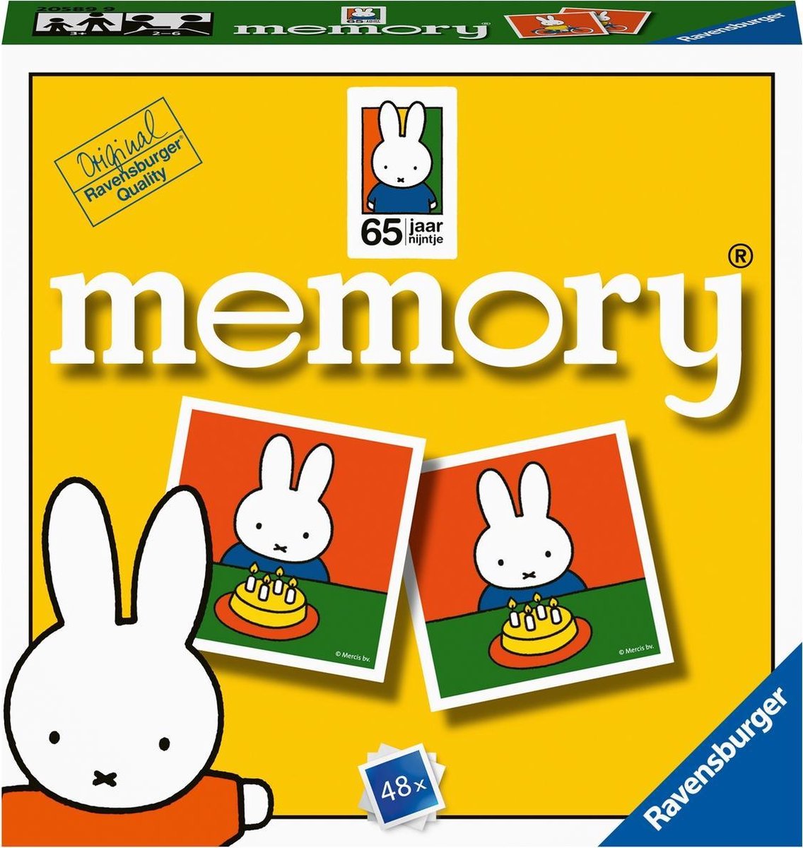Spel - Memory - 65 Jaar Nijntje - Mini