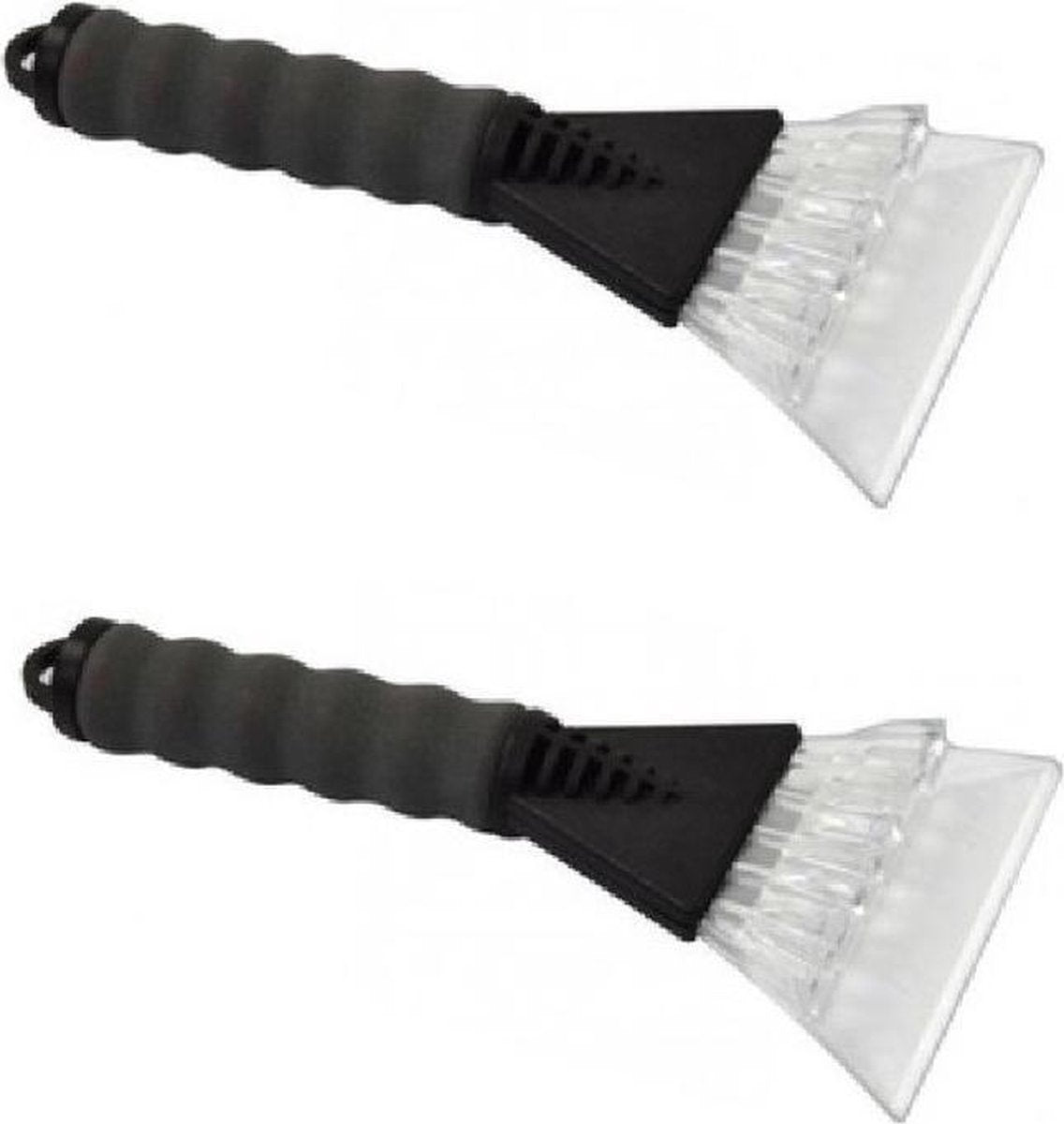 2x IJskrabbers soft grip grijs 25 cm