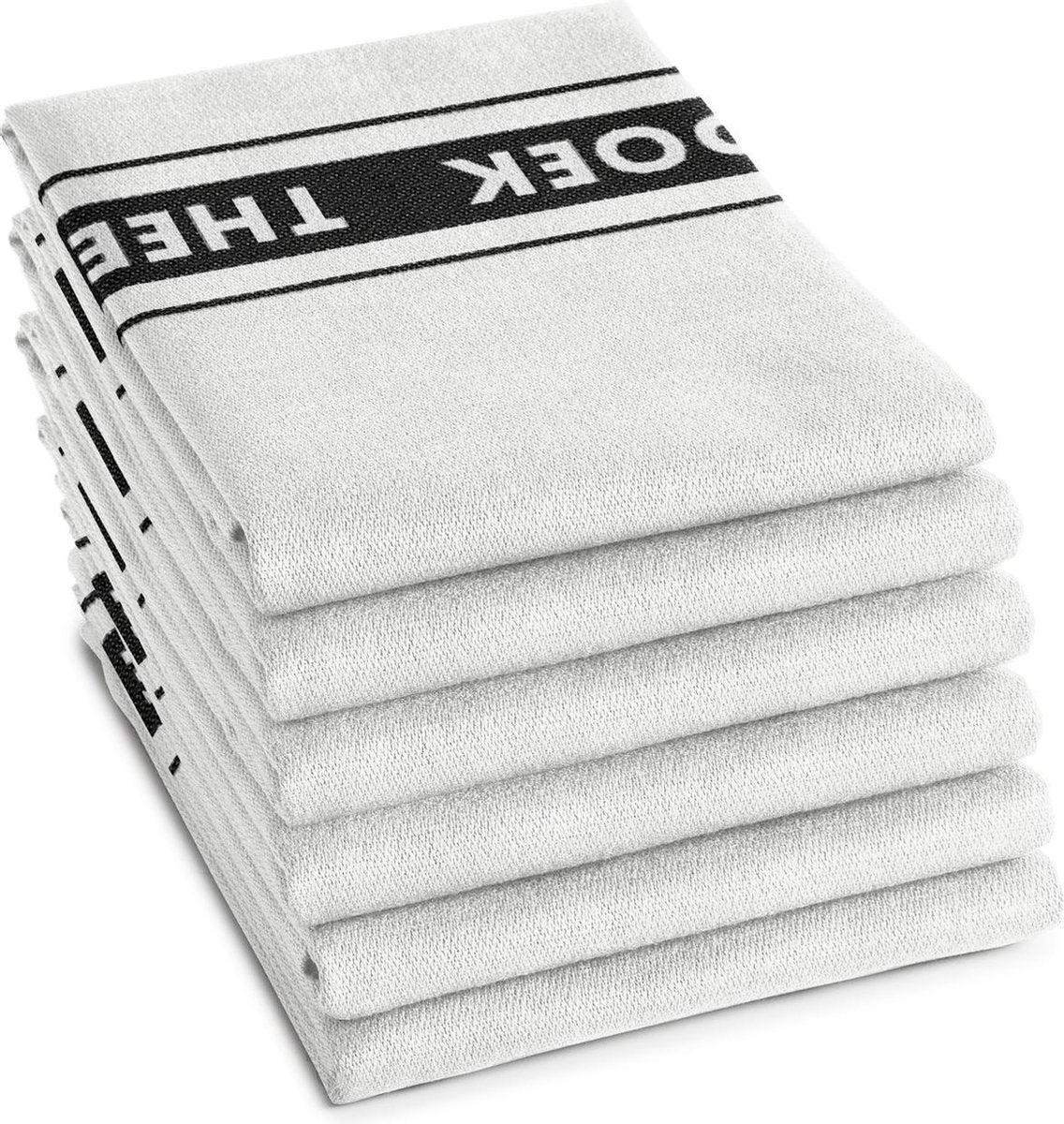 DDDDD Pelle - Theedoek - White - 6 stuks