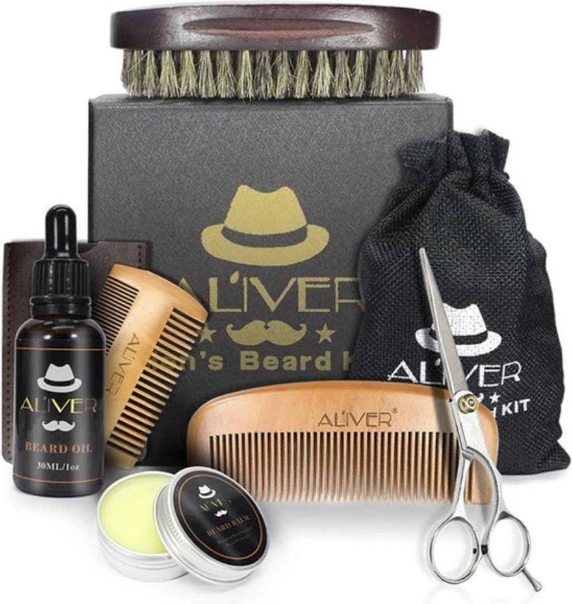 Baard Verzorging set voor Mannen - Professioneel - Kam
