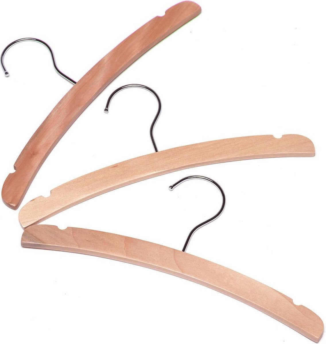 Babsana Houten Kleerhanger Set 3 Stuks - Blank