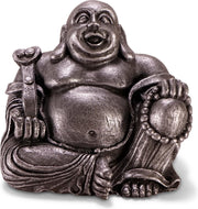 Aqua deco buddha zilver 13