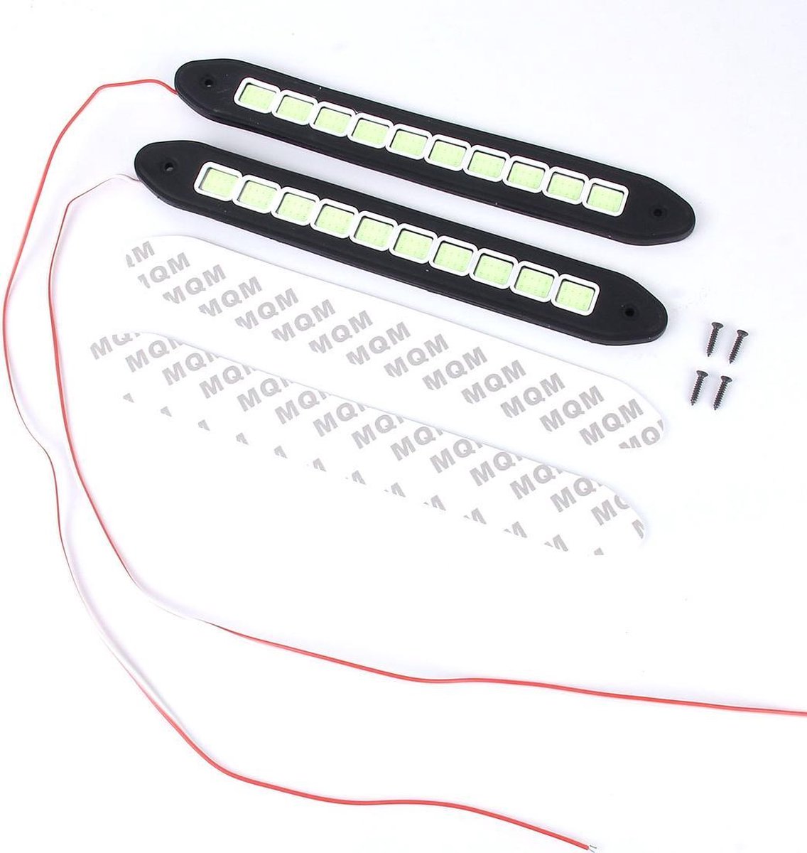 2 STKS 10W Ice Blue Light COB LED Dagrijverlichting