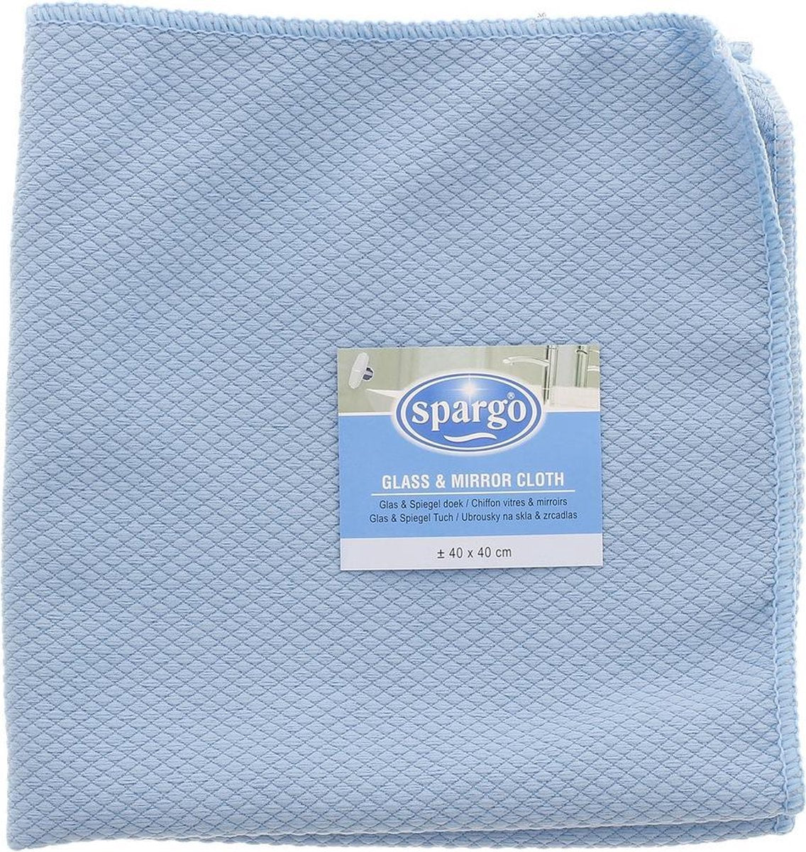 2x  Glas - spiegel schoonmaakdoek - microvezel - microfiber - microfibre