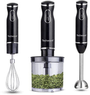 Techwood  - Staafmixerset – 3-in-1 – 600 Watt – hakken – kloppen - pureren