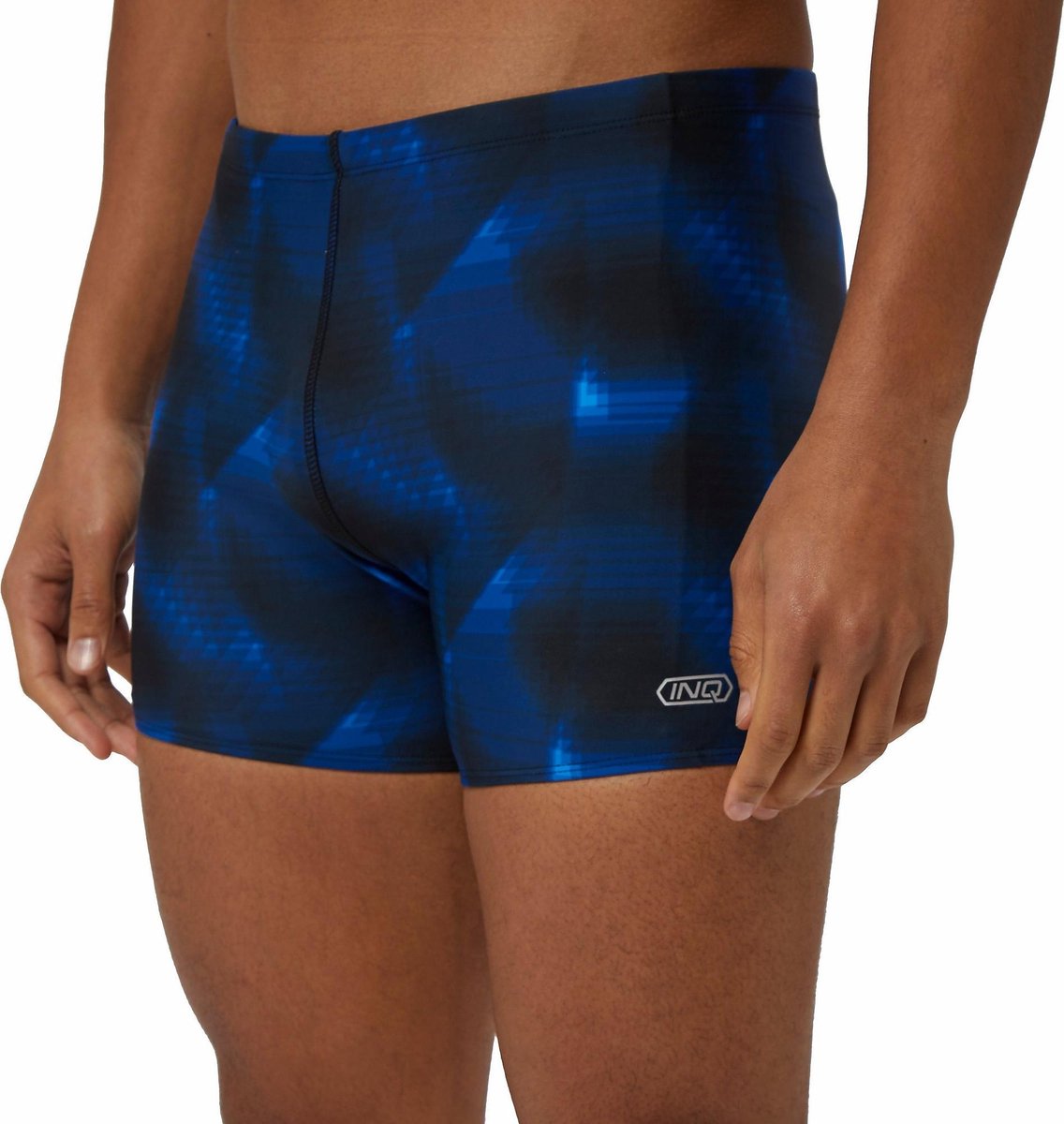 Inq Breath Tight Zwembroek Zwart/Blauw Heren - Maat XL