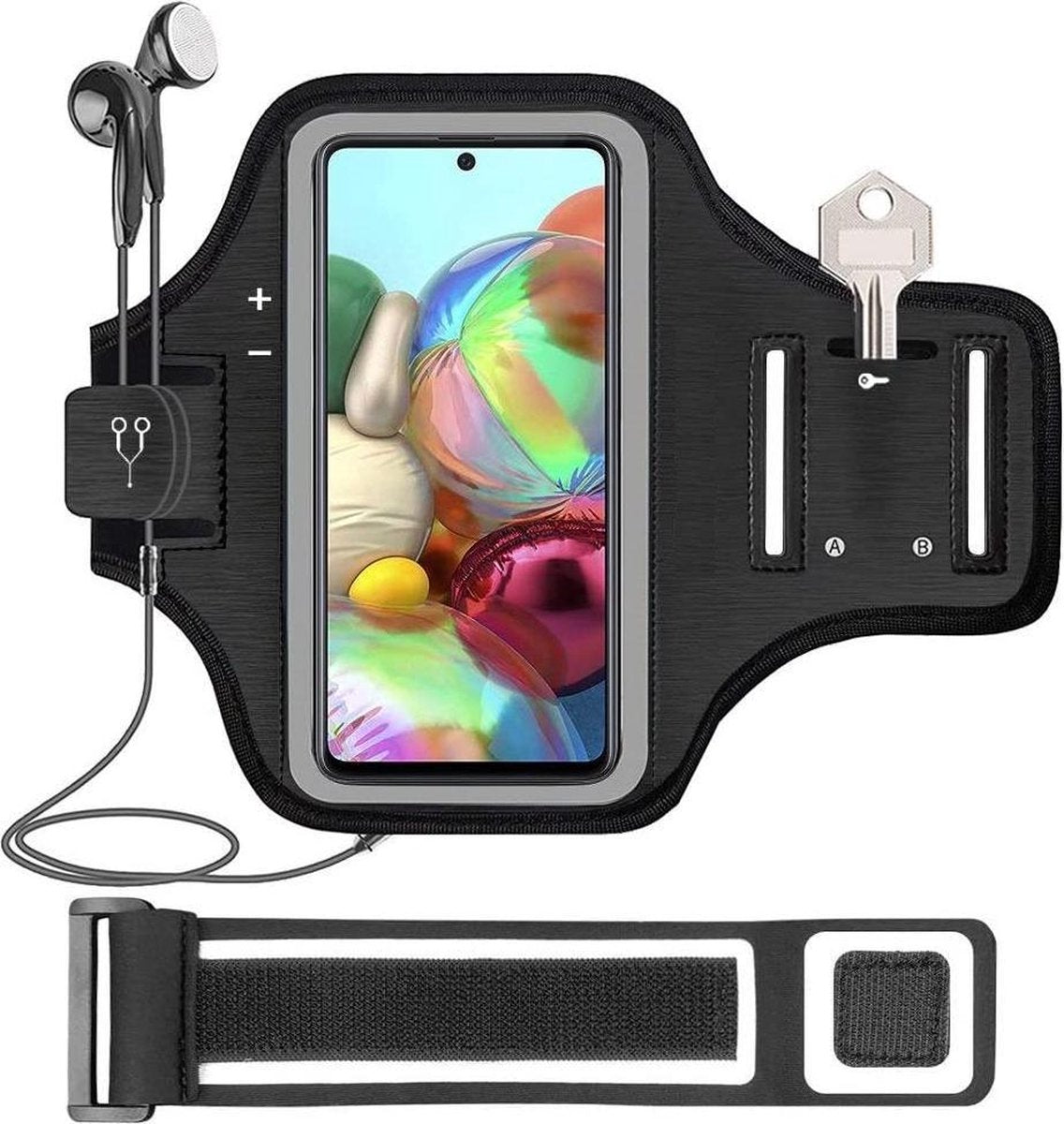 Hardloop Armband Telefoon | Geschikt voor Samsung A10/A11/A12/A13/A50/A51/A52/A53/A70/A71/A72/A73/A80/A81/A90/A91/A20e/A21s/A20s/A21/A20/A30| Hardloop Armband | Hardloop Telefoonhouder Samsung A serie| Hardloop Telefoonhouder | Hardloop Armband