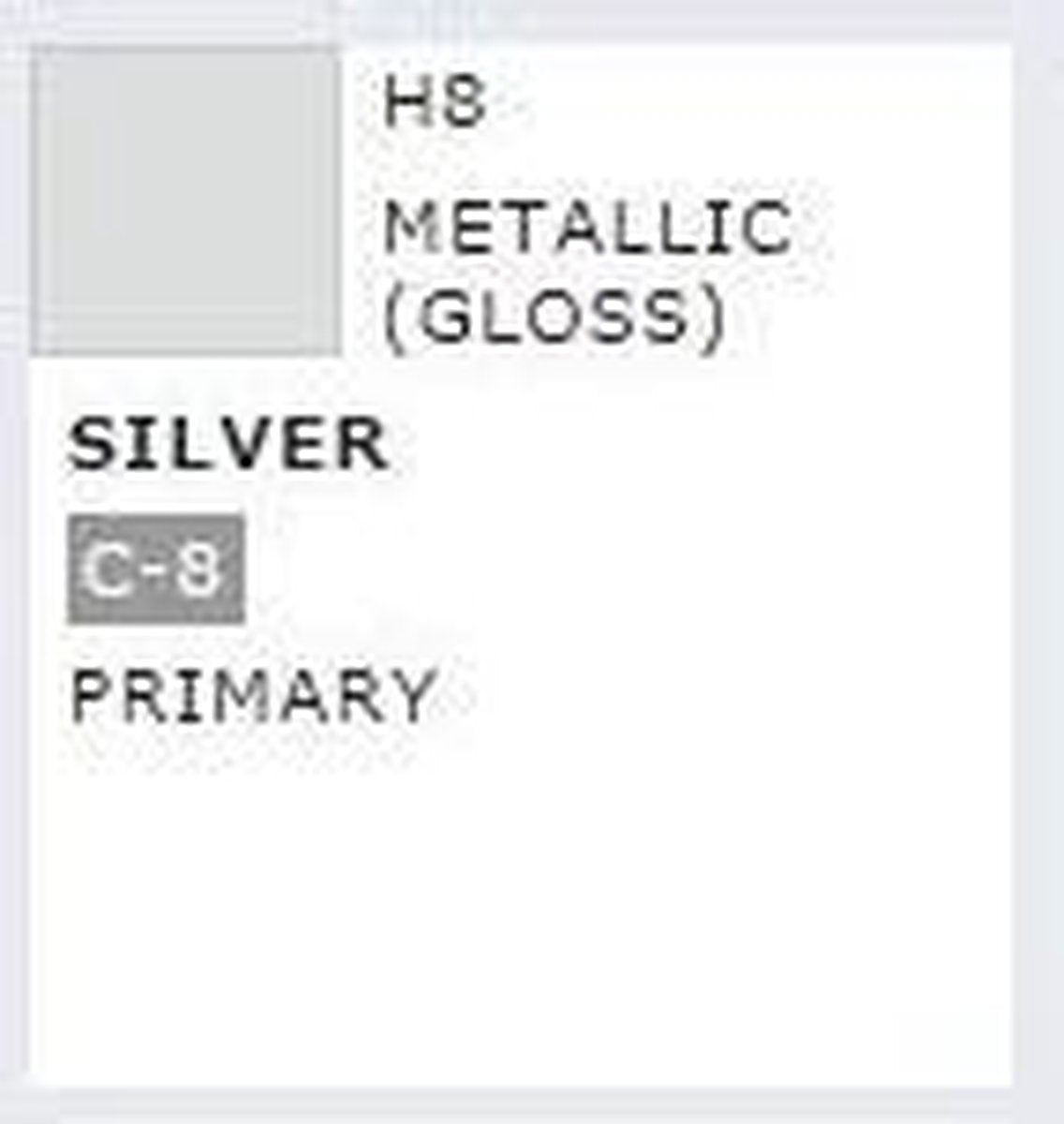 Mrhobby - Aqueous Hob. Col. 10 Ml Sliver (Mrh-h-008)