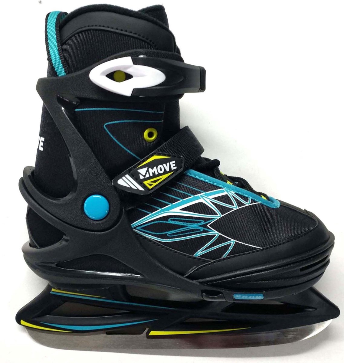 Move - Frosty ice boy - Schaatsen voor kinderen - Maat 29-32 - Blauw - Verstelbare ijshockeyschaats