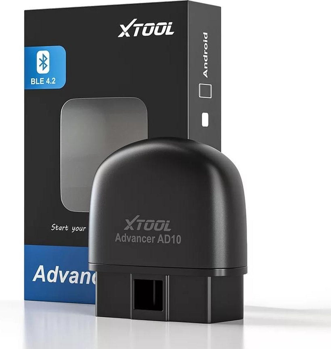 XTool - OBD2 Mini Scanner & Head-up Display Functie - IOS en Android  App bediening - Mini Bluetooth V4.2 Adapter - Diagnose Auto Interface - Controleer uw Auto op Foutmeldingen - Android