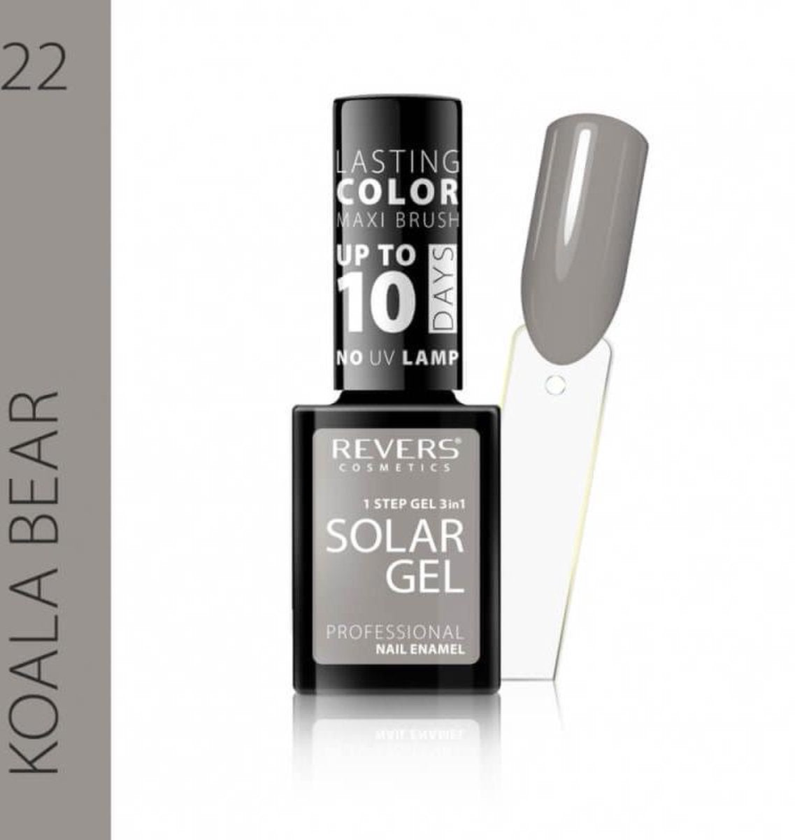 REVERS® 3in1 Solar Gel Nagellak 12ml. - #22 Koala Bear