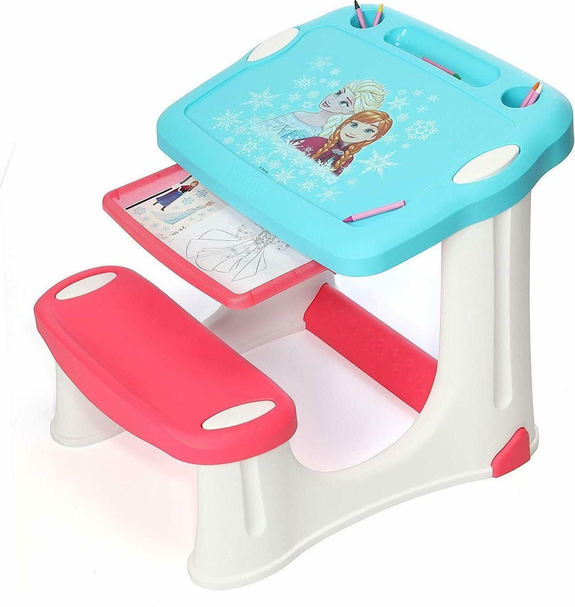 Smoby Frozen Activity Kids Educatief bureau voor  opslagruimte LESSENAAR