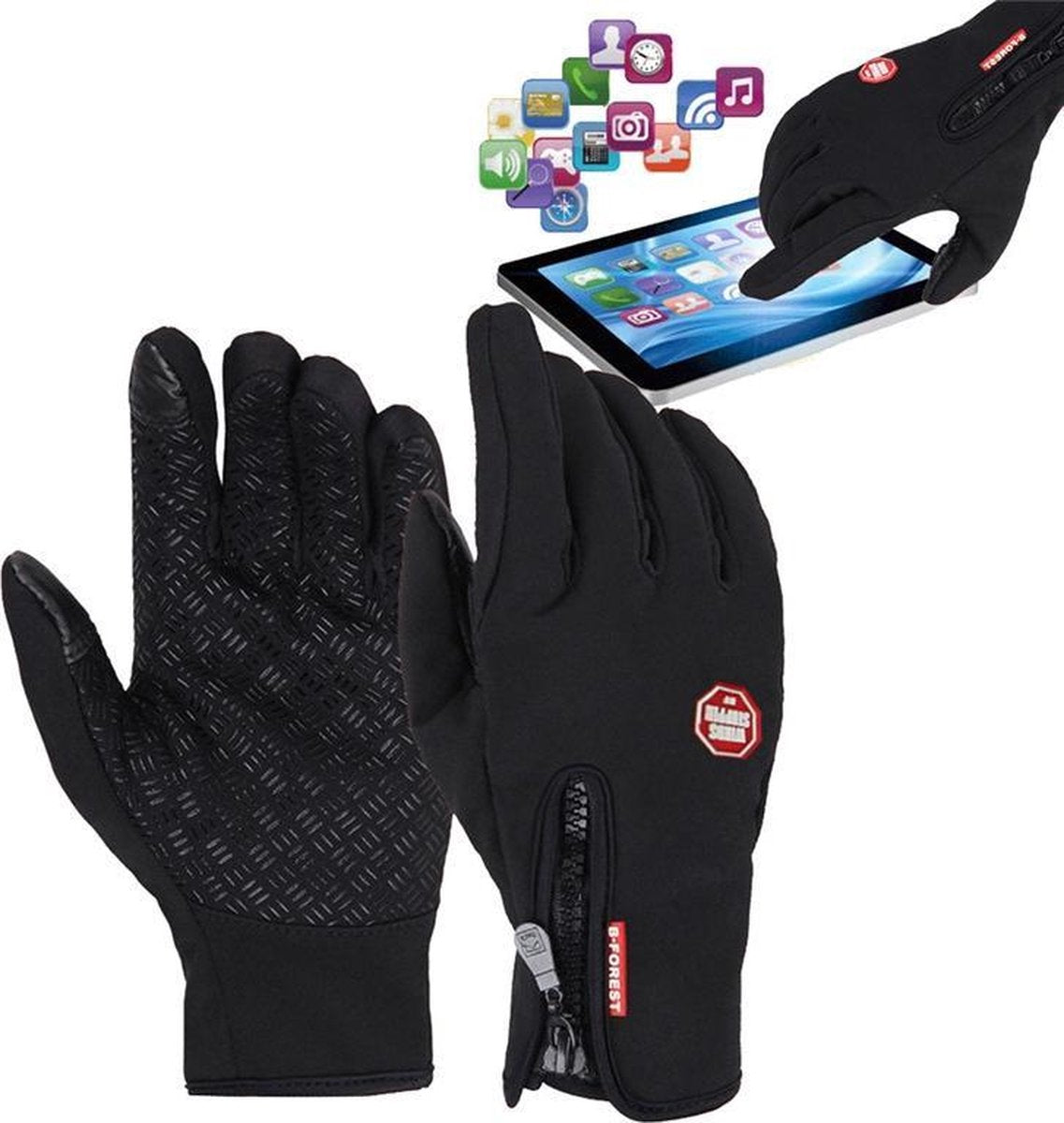 Winter Fietshandschoenen Met Extra Grip - Maat M