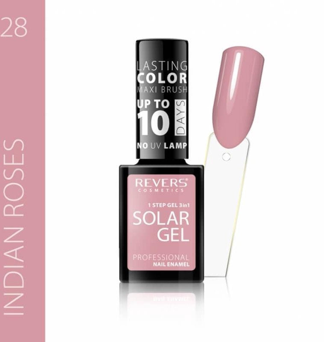 REVERS® 3in1 Solar Gel Nagellak 12ml. – #28 Indian Roses