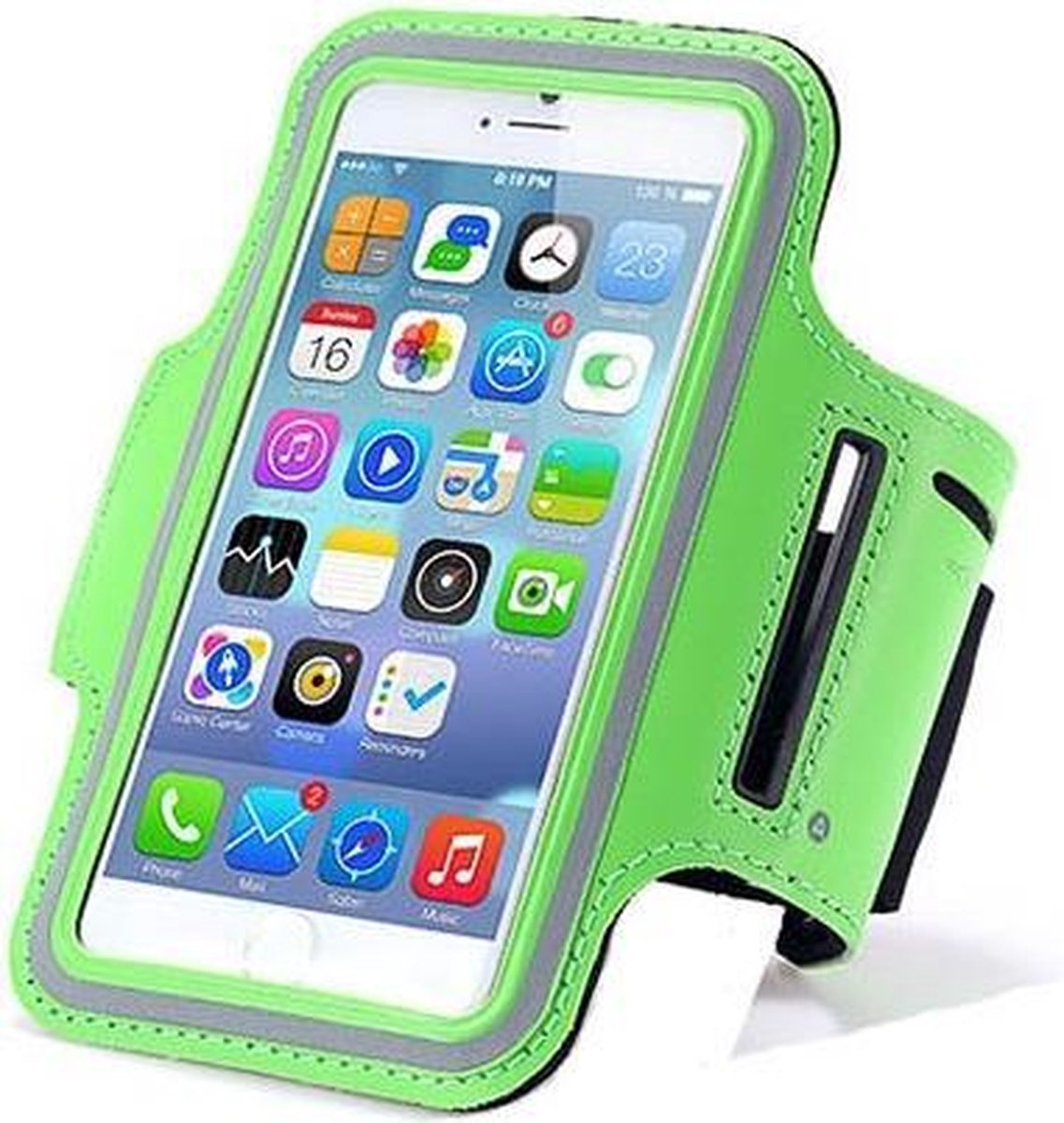 Samsung Galaxy S7 Edge sports armband case Groen Green