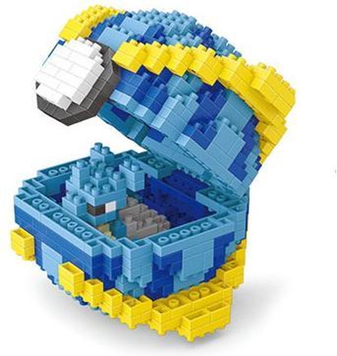 Mini bouwsteentjes Pokeball met Lapras