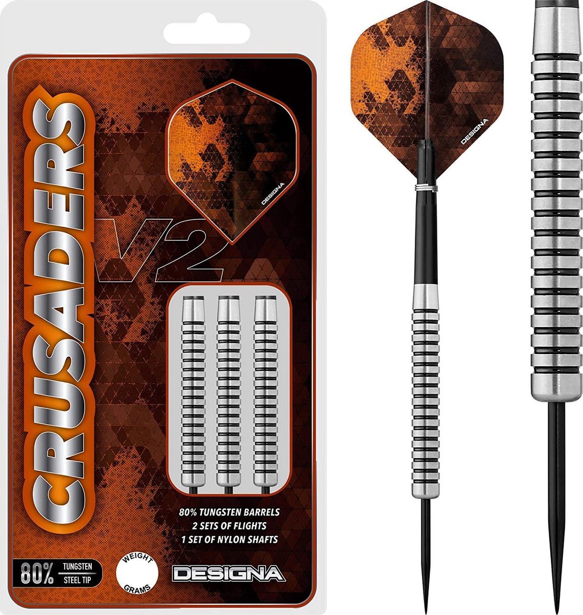 Designa Darts Crusaders V2 Ringed M2 25gram