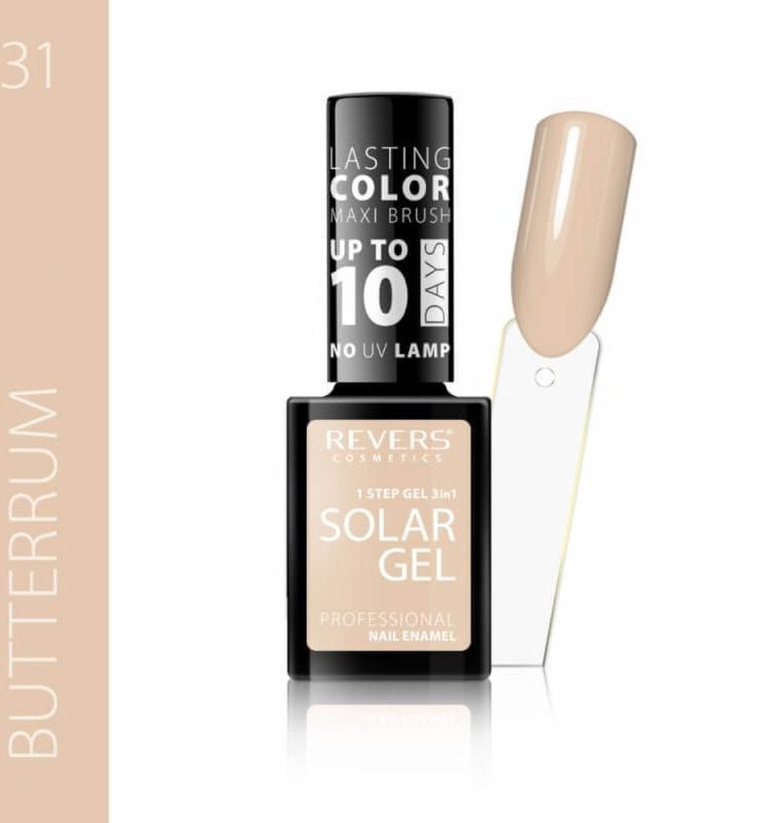 REVERS® 3in1 Solar Gel Nagellak 12ml. - #31 Butterrum