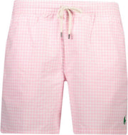 Polo Ralph Lauren  ZwemBroek Roze Roze Getailleerd - Maat S - Heren - Lente/Zomer Collectie - Polyester