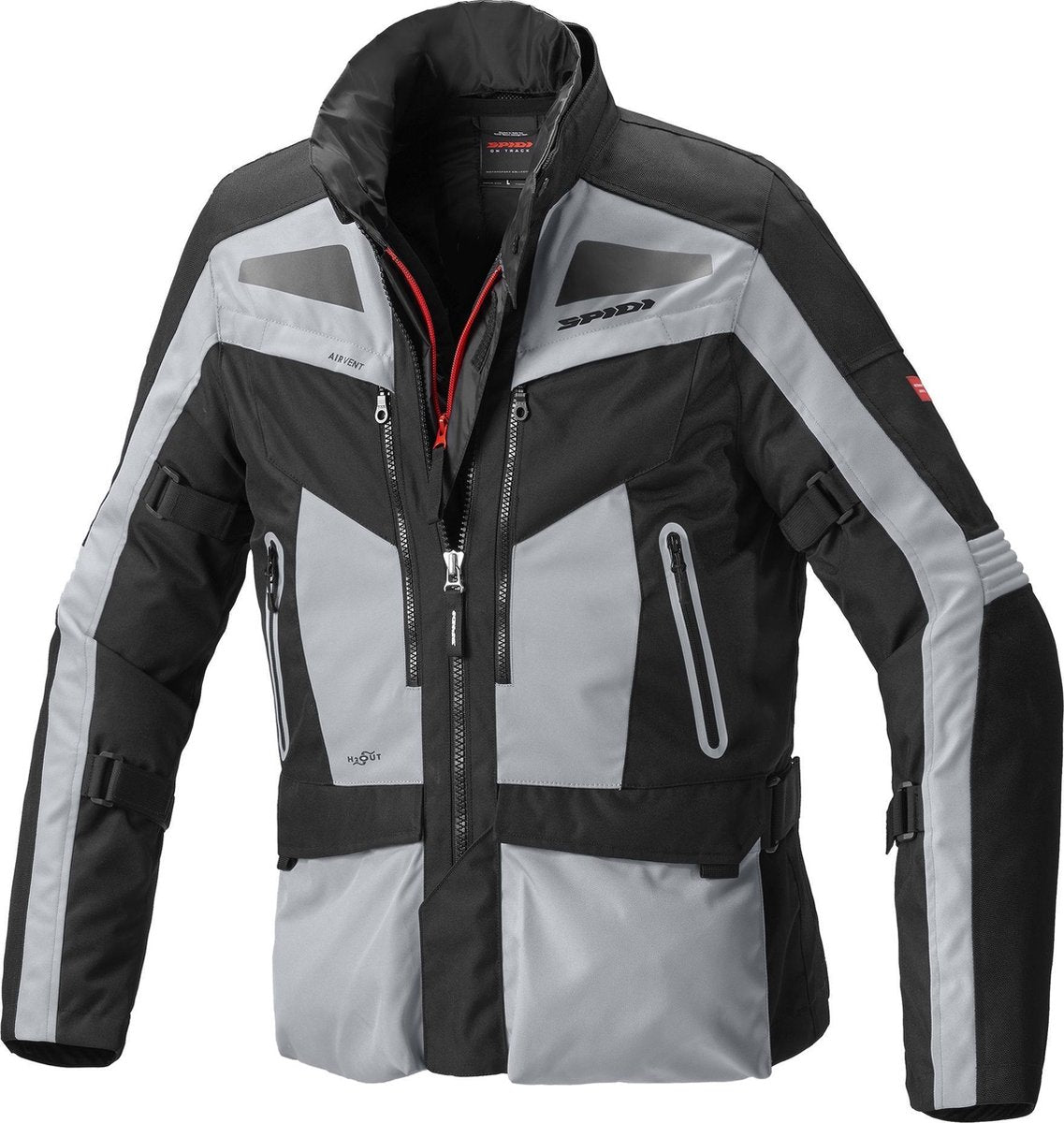 Spidi Voyager Evo H2Out Grey Black Textile Motorcycle Jacket XL