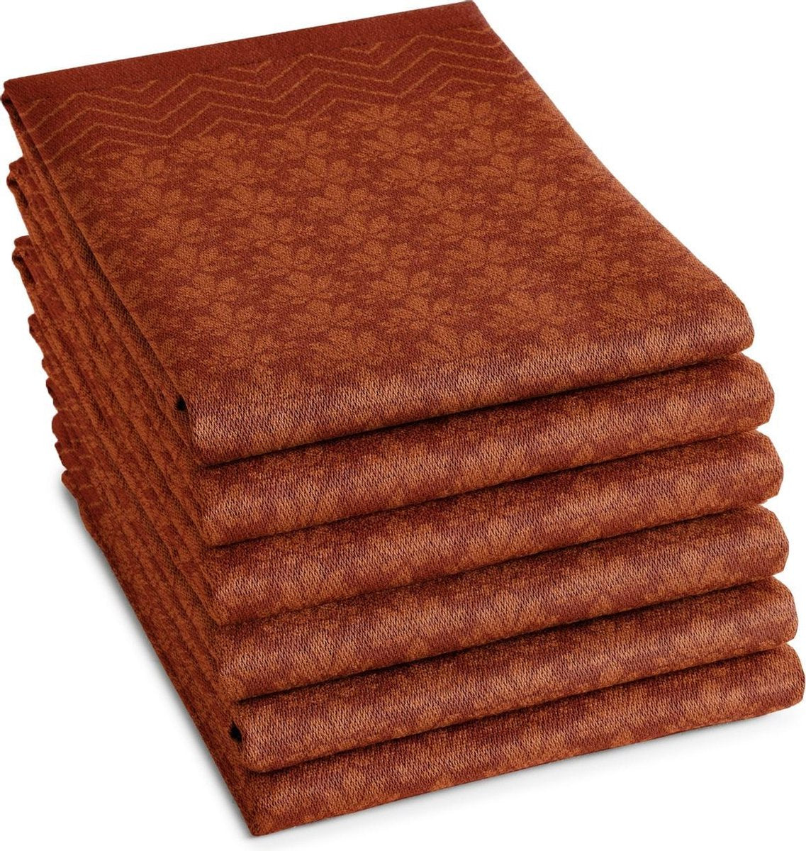 DDDDD Petals - Theedoek - Autumn Red - 6 stuks