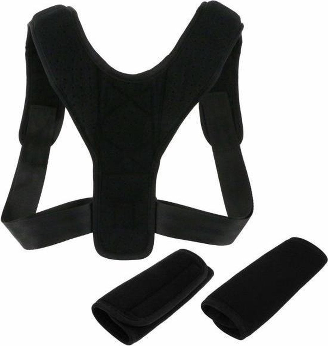Rugband - Rugbrace - Houding Correctie Brace - Schouderbrace - Professionele Rugbrace - Tegen rugklachten - Houdingscorrector - Verstelbare Rug brace - Fitness - Onesize & Unisex - Houding correctie