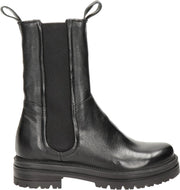 Mjus dames chelseaboot - Zwart - Maat 39