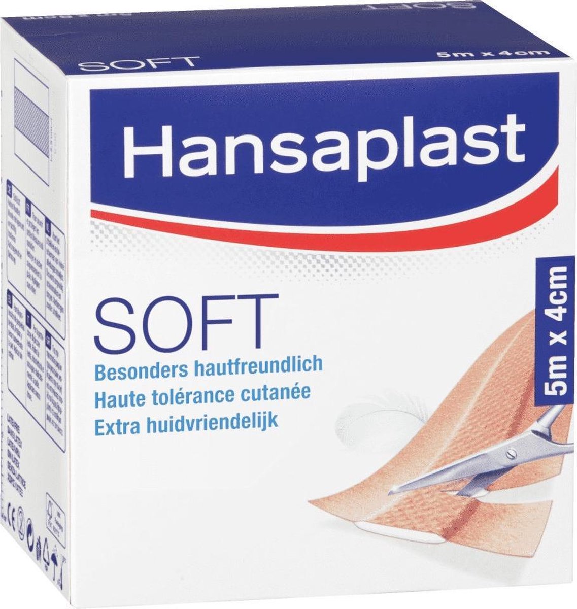 Hansaplast 1556526 Hansaplast Soft pleister (l x b) 5 m x 4 cm