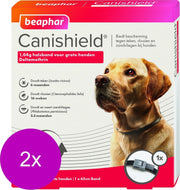 Beaphar Canishield Parasietenband Hond - Anti vlooien en tekenmiddel - 2 x per stuk Groot