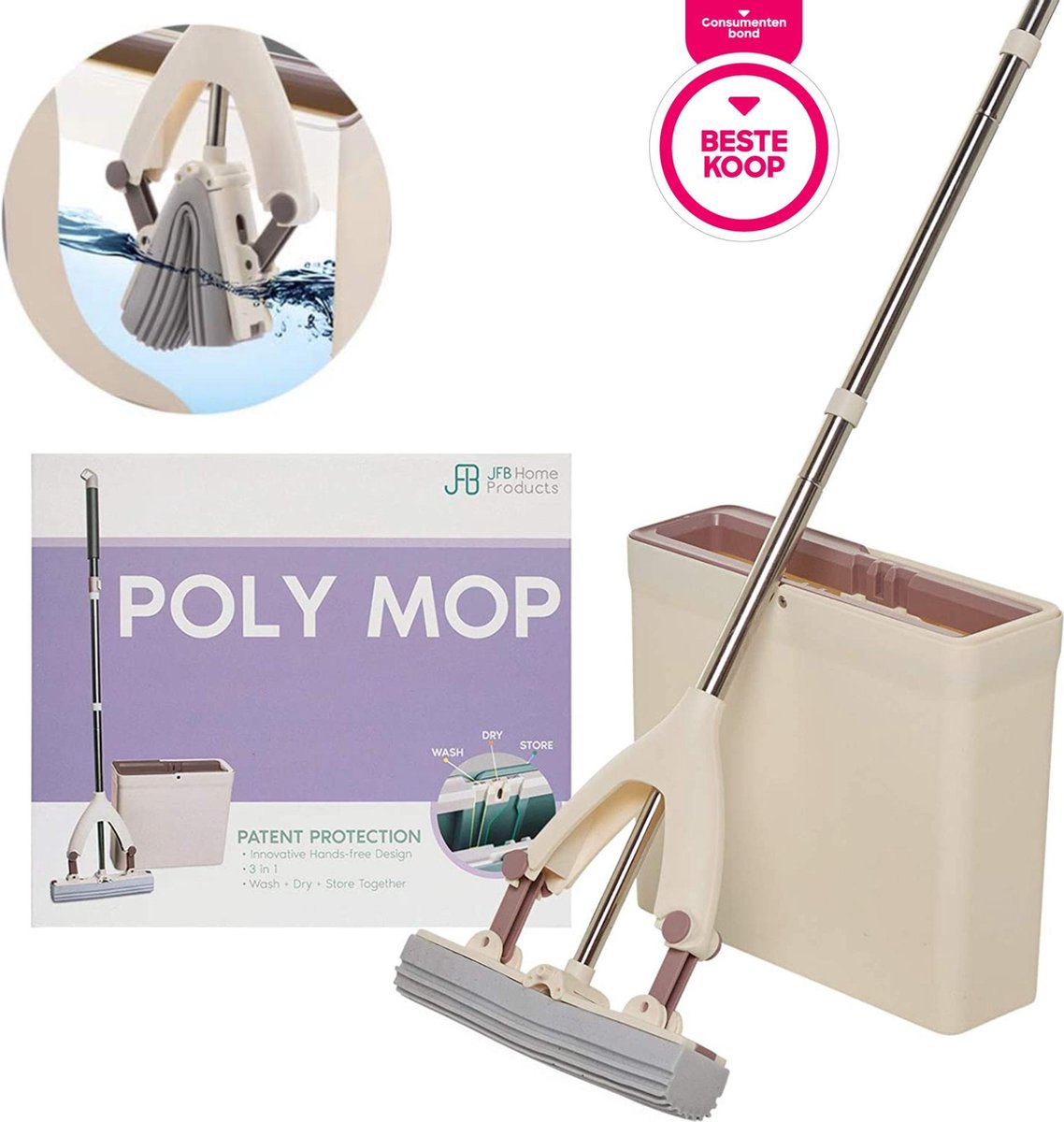 Cenocco® Magic Mop – Mop set - Dweil – Vloerwisser – Dweilsysteem