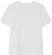 MOOI! Company - Los vallend basis T-shirt - Dames Top - NICKY - Kleur Wit - XL