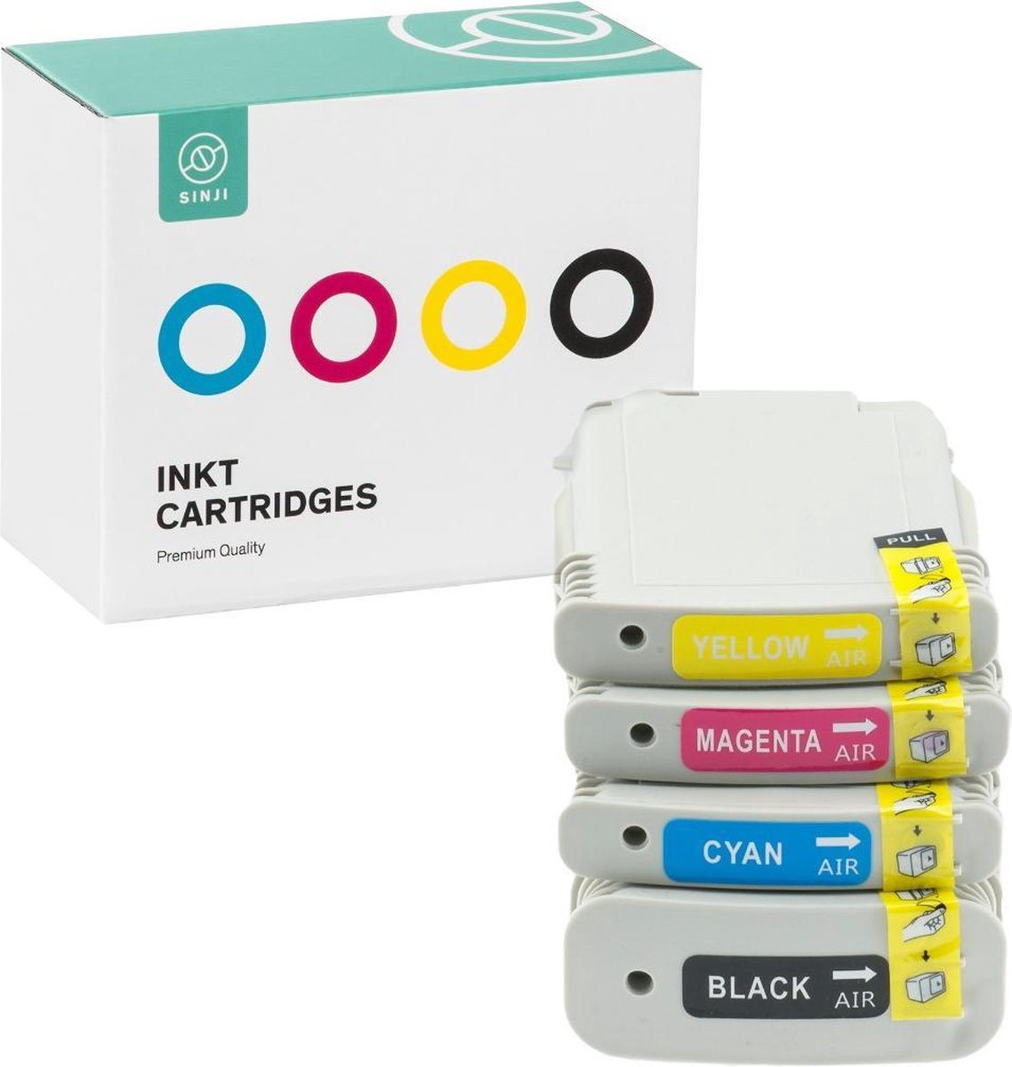 Sinji Inktcartridge voor HP 940 XL - Multiverpakking - Hoge capaciteit