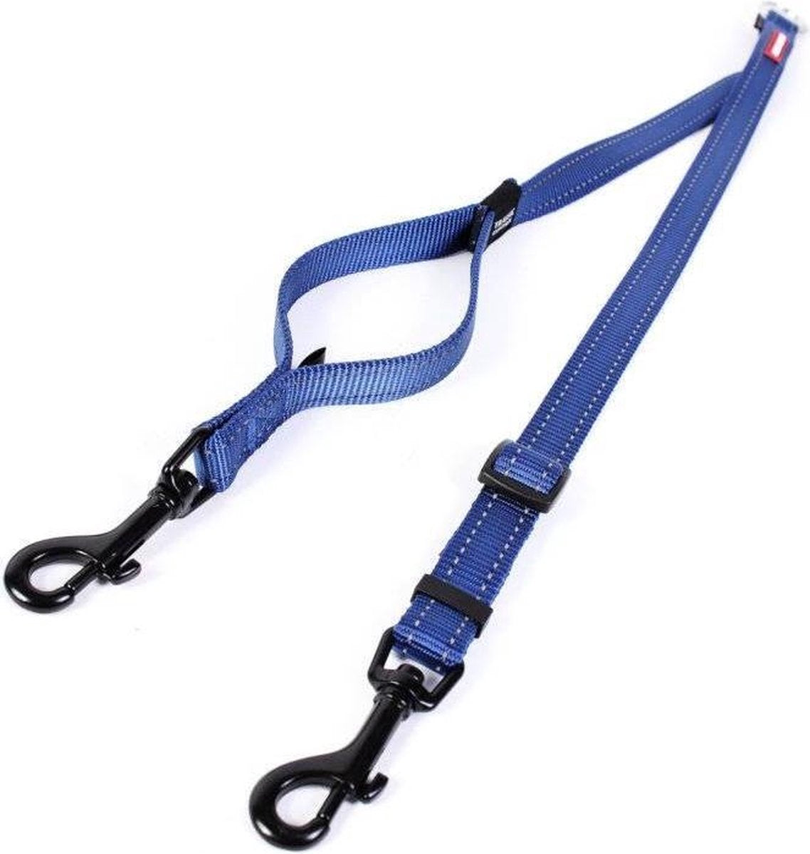 EzyDog Soft Touch Coupler - Hondenriem (35-60cm) - Blauw