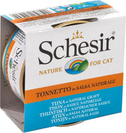 Schesir Tonijn in Natuurlijke Saus - Kat - Natvoer - 1 x 70 gr