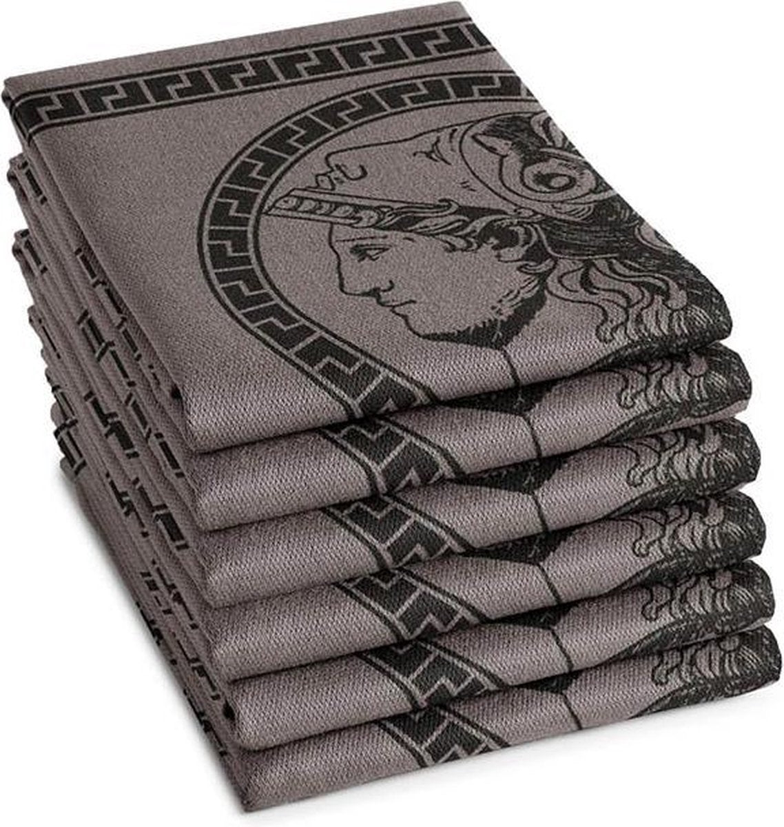 DDDDD Theedoek Minerva Grey (6 stuks)