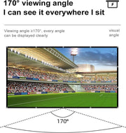 projectie scherm - voor projector - Polyester - Wit - EK - WK 2022 - OLYMPISCHE SPELEN