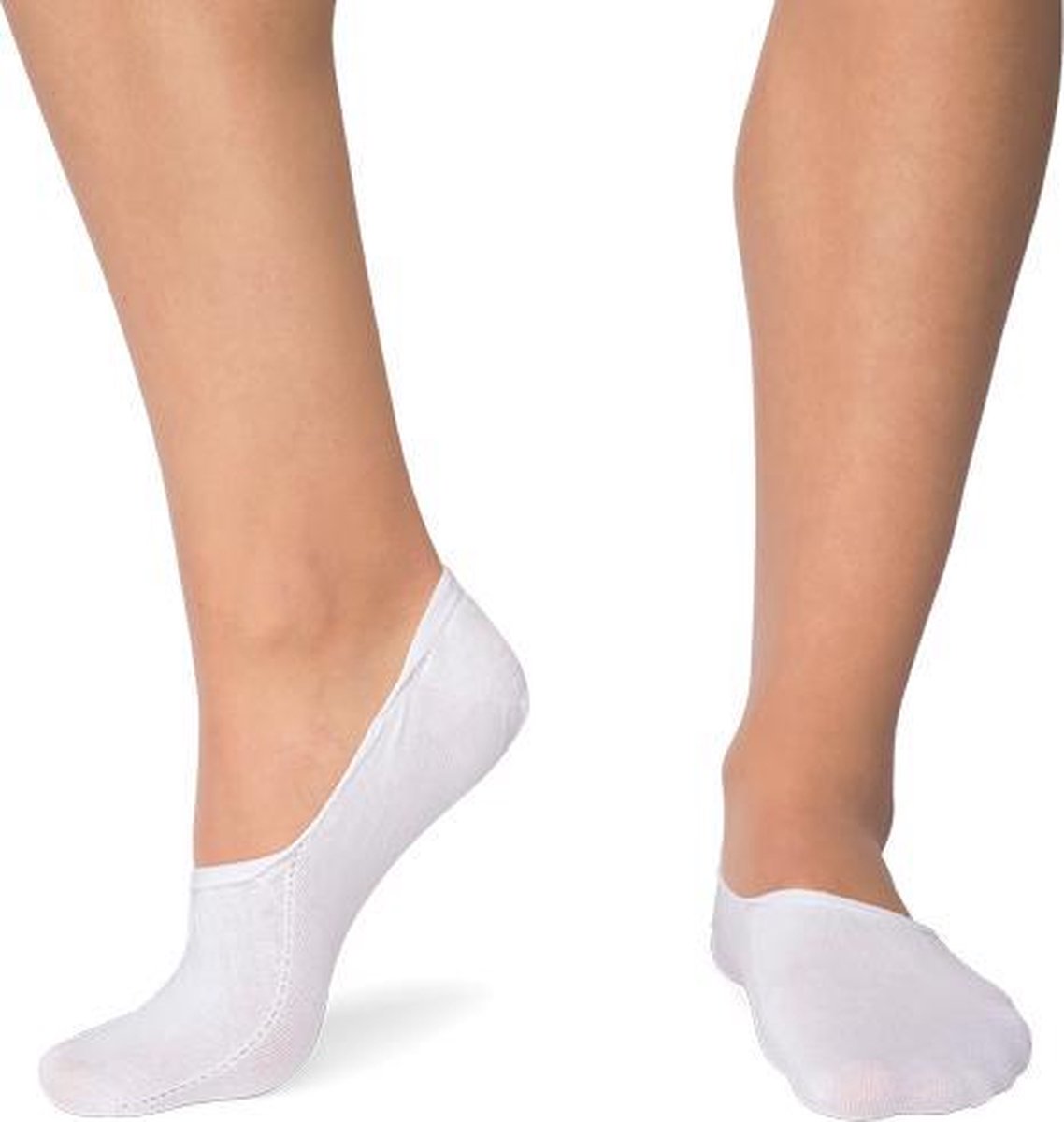 CADA 2 Paar Invisible BCI katoen Sneaker sokken Dames Invisible sneakersok 36-38