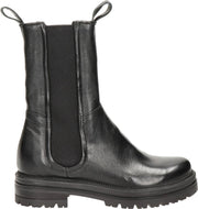Mjus dames chelseaboot - Zwart - Maat 42
