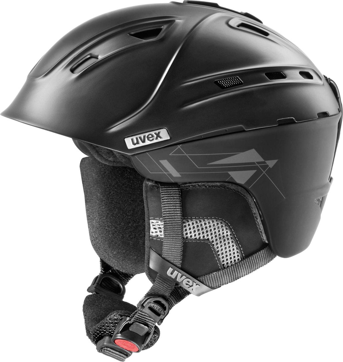 Uvex Skihelm - Unisex - zwart M: 55-59cm
