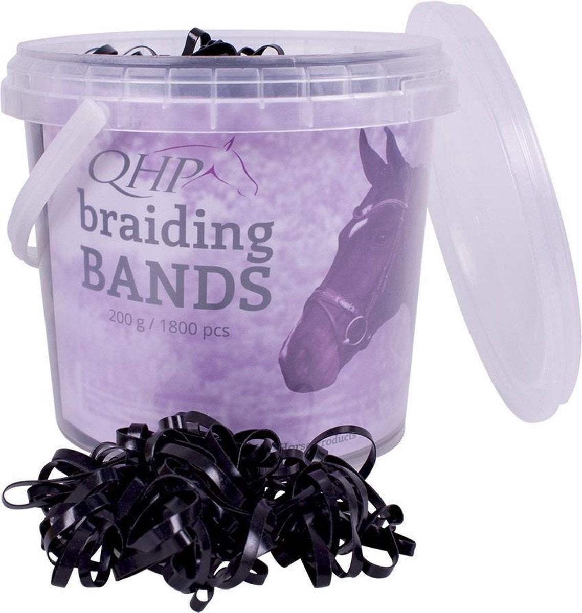 Rubber braiding bands wide