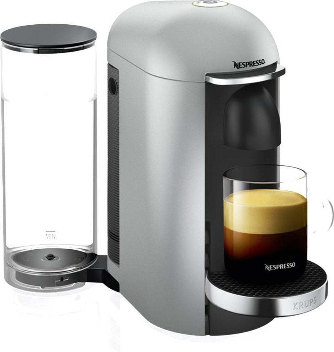 Krups Nespresso Vertuo Plus XN900E10 - Koffiecupmachine - Zilver