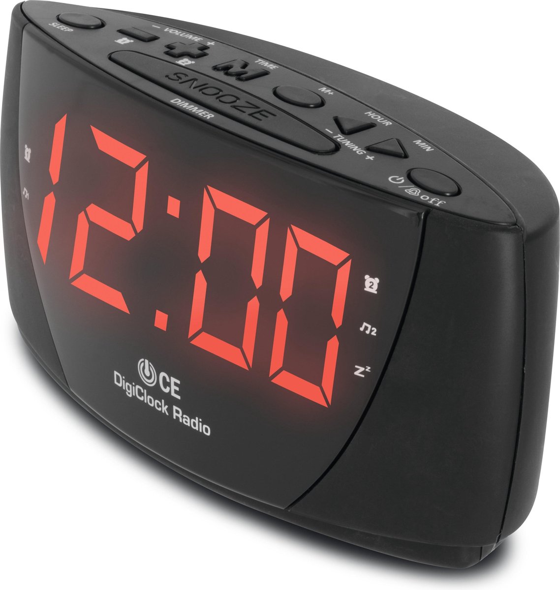 Technisat Digiclock wekkerradio - FM-radio - 10 voorkeurzenders - twee alarmen