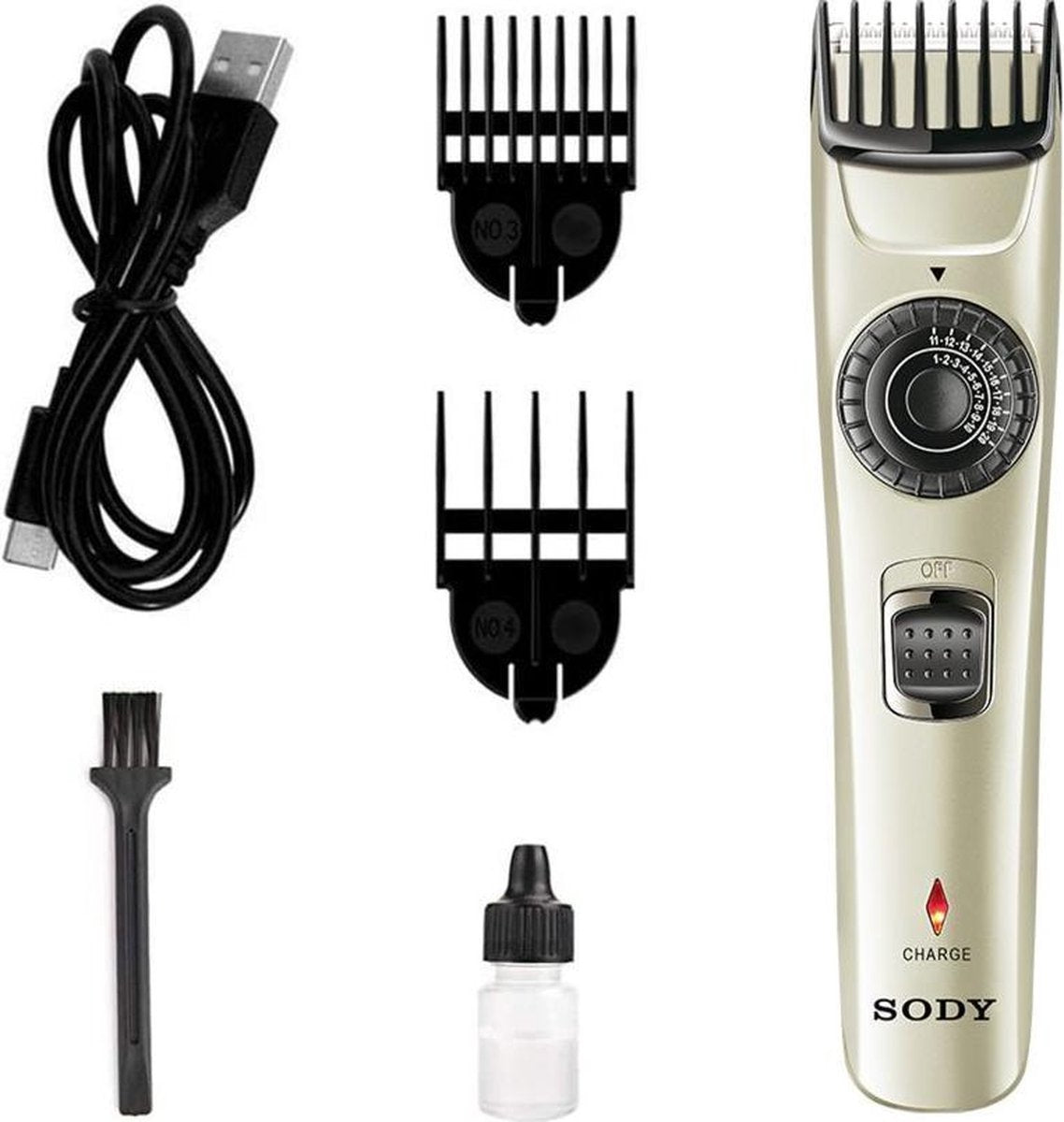 SODY SD2035 Oplaadbare tondeuse